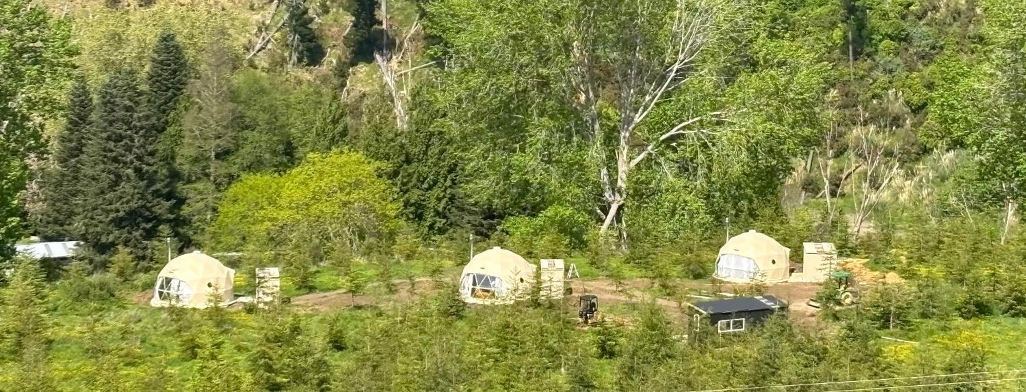 Takahuri Glamping Domes Whanganui Bagian luar foto