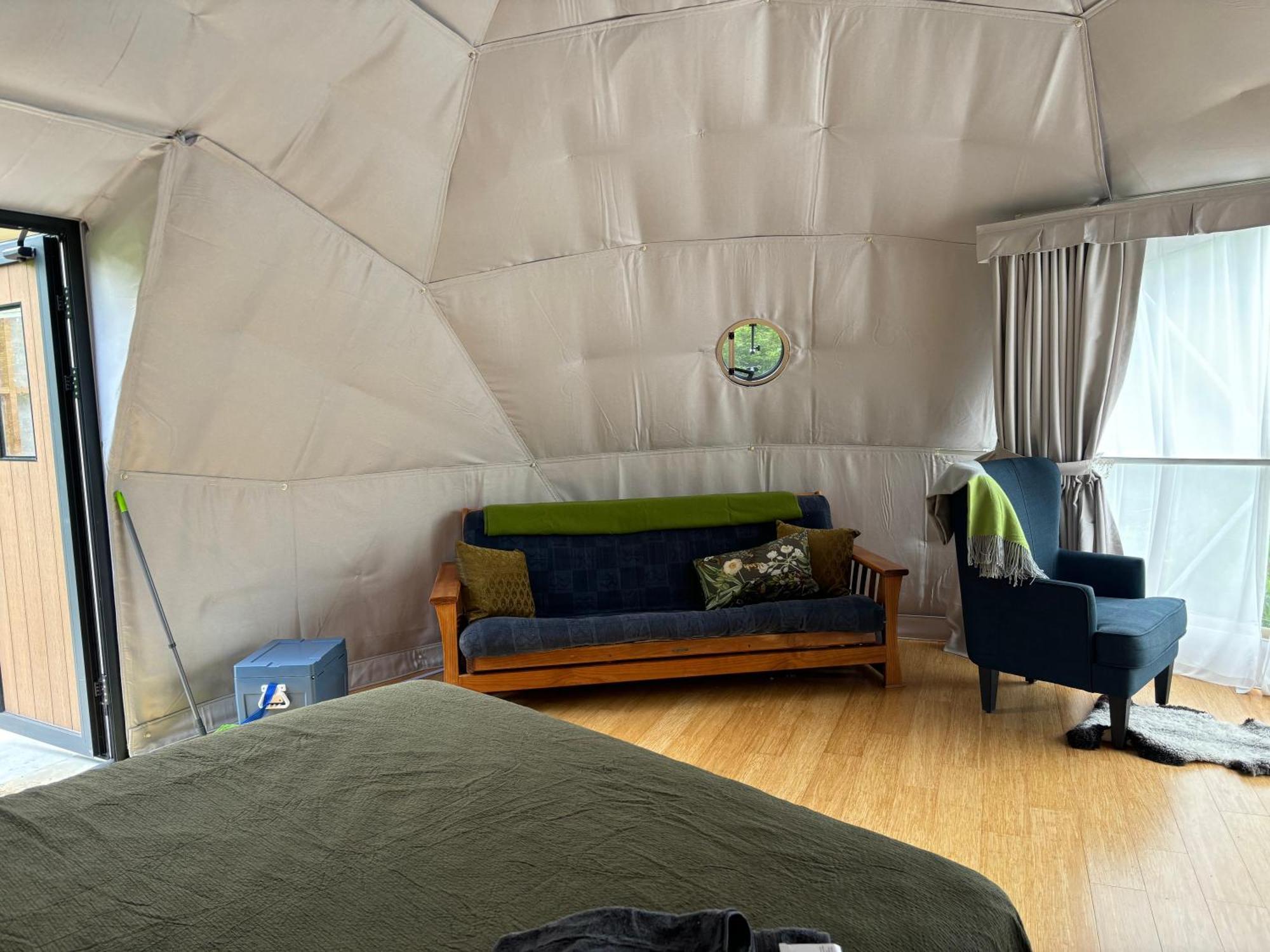 Takahuri Glamping Domes Whanganui Bagian luar foto