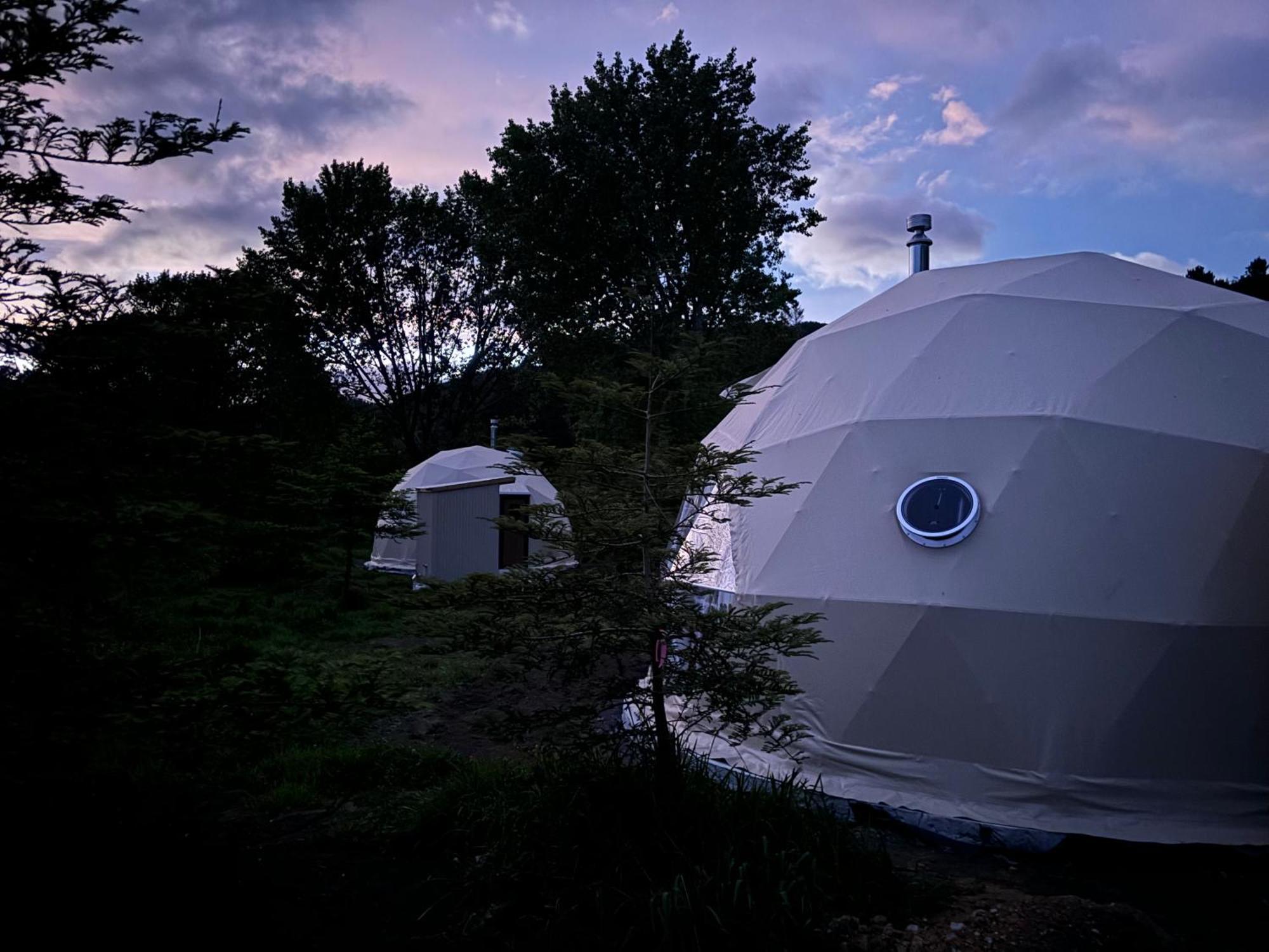 Takahuri Glamping Domes Whanganui Bagian luar foto