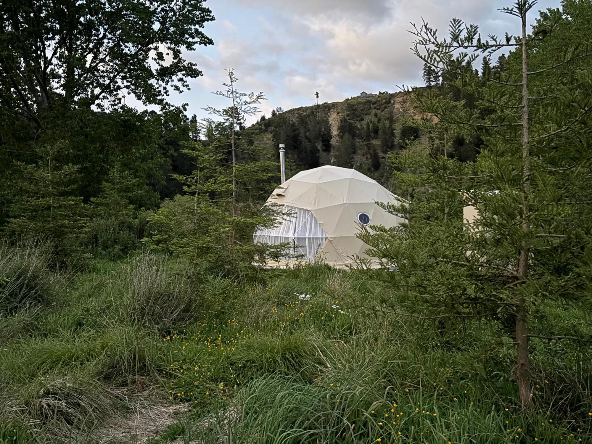 Takahuri Glamping Domes Whanganui Bagian luar foto