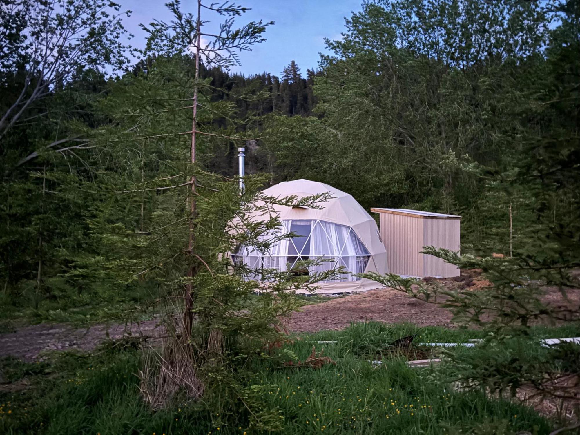 Takahuri Glamping Domes Whanganui Bagian luar foto