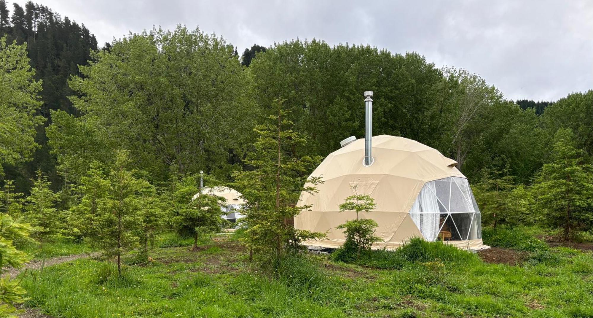 Takahuri Glamping Domes Whanganui Bagian luar foto