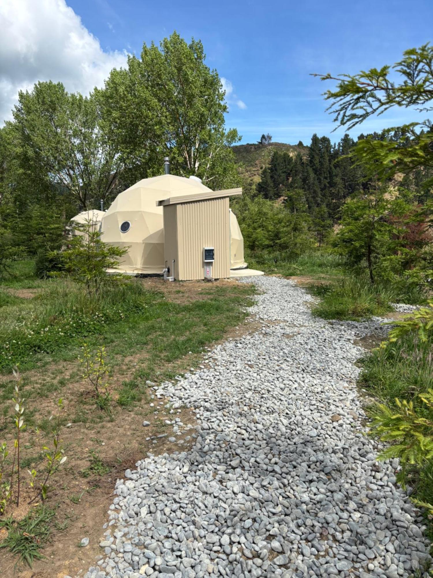 Takahuri Glamping Domes Whanganui Bagian luar foto